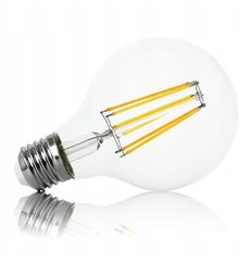 KWAZAR LUMINAIRE 5903076609359 FILAMENT E27 G80 12W CLEAR 2700K