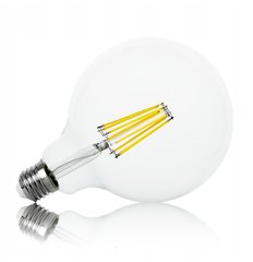 KWAZAR LUMINAIRE 5903076609366 FILAMENT E27 G125 12W CLEAR 2700K