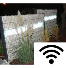 Xenon  9605 SMART Gabionen Leuchte Länge 1,10m CCT = Warm Weiß bis Kalt Weiß APP Steuerung