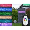 Xenon 6855 Gabionen Leuchte LED 360° RGB 0,45m Radio-Frequenz mit Fernbedienung
