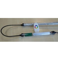 Xenon 1756 Gabionen Leuchte LED 360° RGB 0,95m Radio-Frequenz mit Fernbedienung