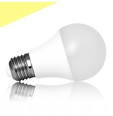 KWAZAR LUMINAIRE 5903076601858 E27 A60 8W MILK 3000K