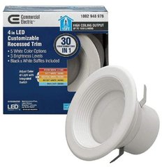 Amazon Commercial AC SHOP MOTION BYPASS SWITCH 48" 4000K 40W 4500 LUM 6PK