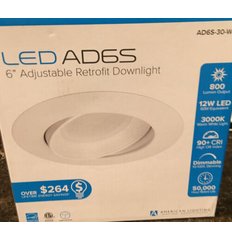 American Lighting AD6S-30-WH